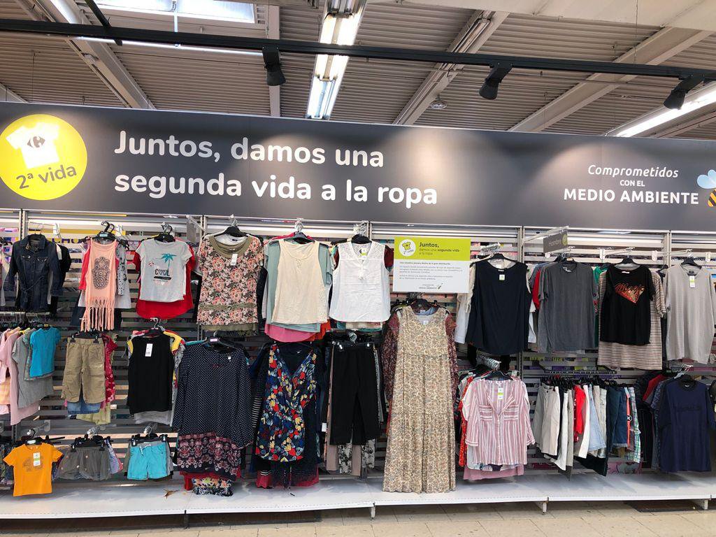 Carrefour impulsa el textil sostenible de segunda mano Revista Centros Comerciales