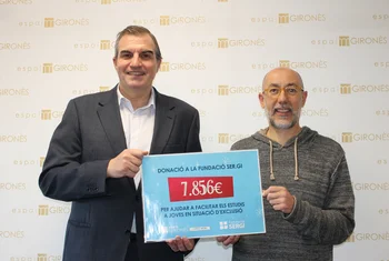 Espai Gironès recauda casi 8.000 euros para la Fundación SER.GI