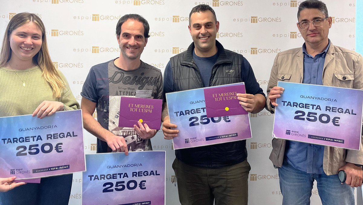 Espai Gironès regala 16 tarjetas regalo de 250 euros cada una