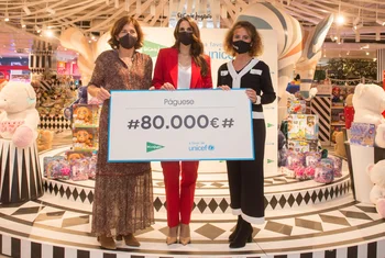 El Corte Inglés donó 80.000 euros a UNICEF