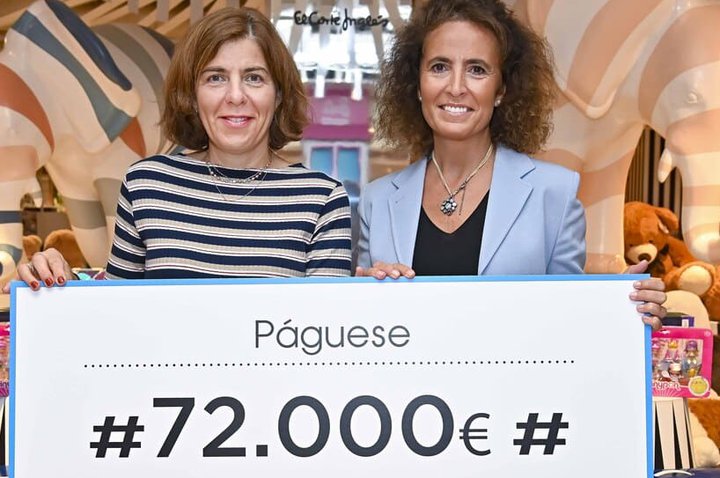 El Corte Inglés entrega 72.000 euros a UNICEF España