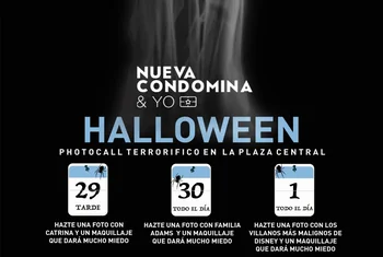Nueva Condomina celebra Halloween con photocall
