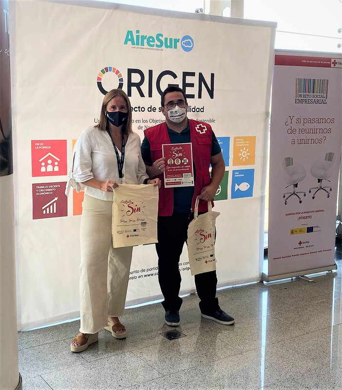 AireSur acoge la campaña solidaria de Cruz Roja “Contrata Talento sin”