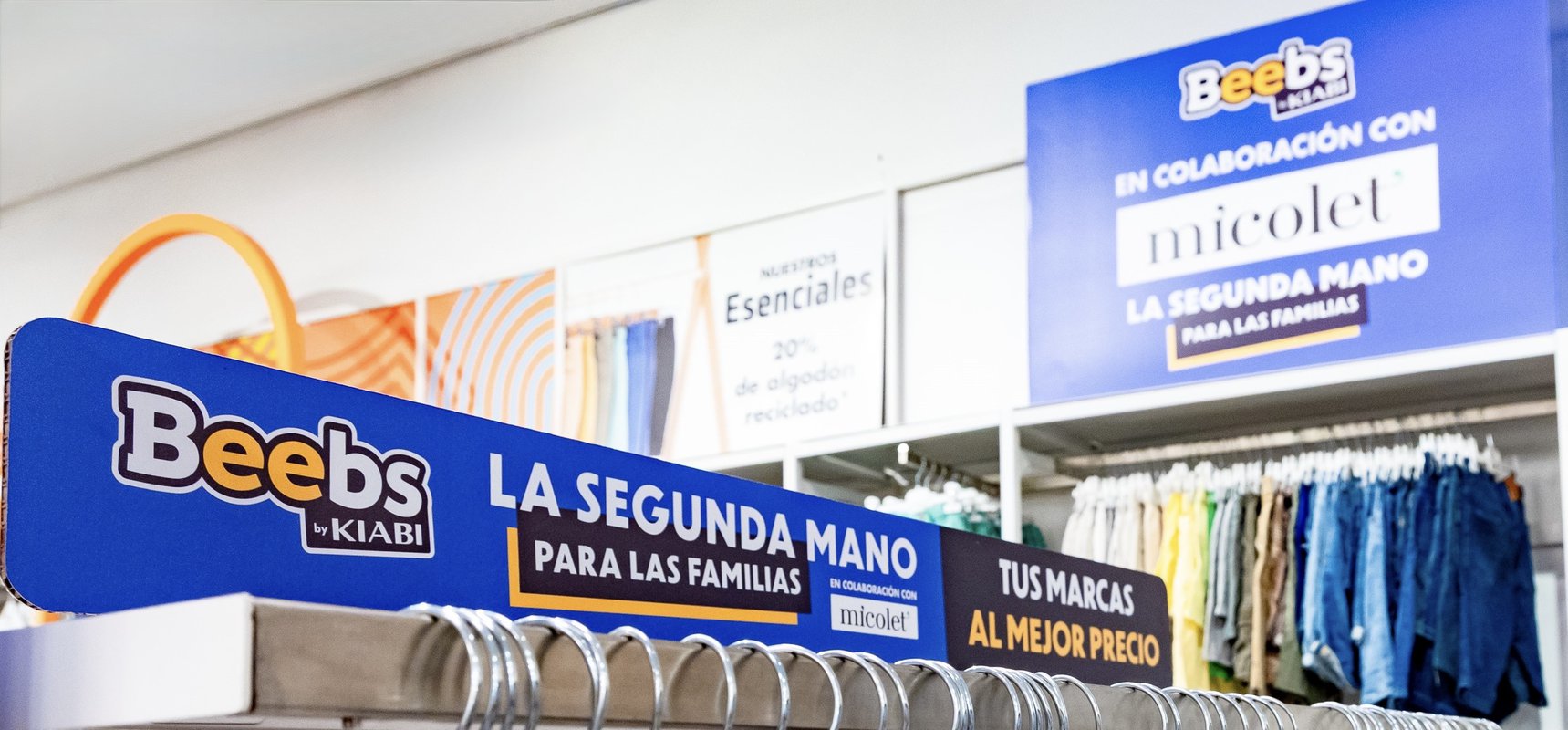 KIABI amplía sus córners de segunda mano y alcanza el 23% de su red en España y Portugal