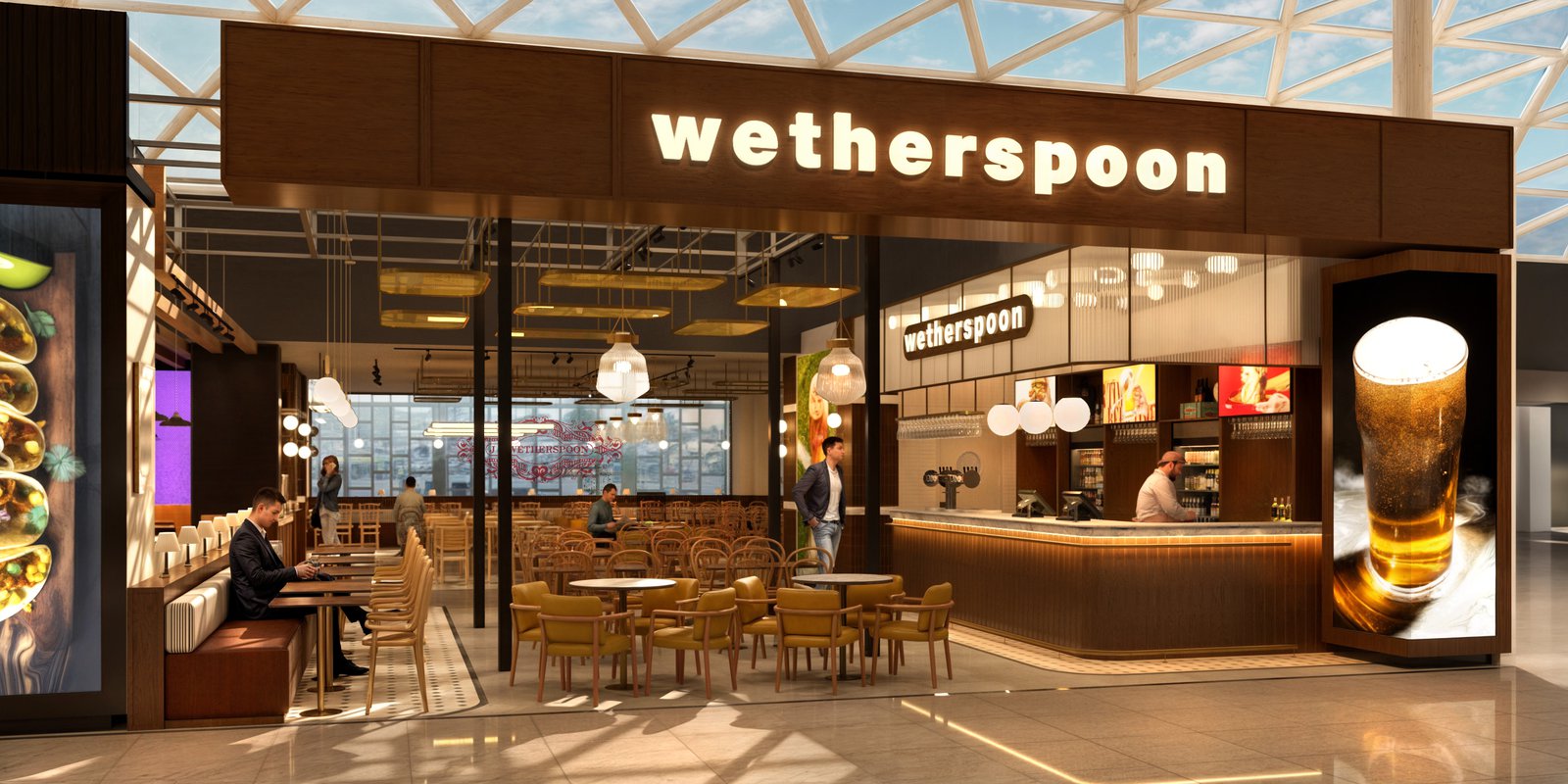 Grupo Ibersol gestionará dos pubs de JD Wetherspoon en el Aeropuerto de El Prat