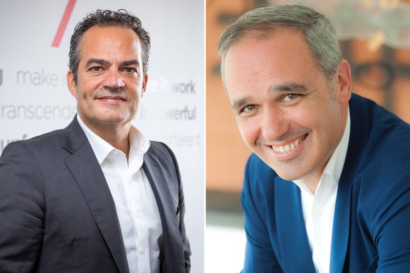 Jesús Silva, director general de Cushman & Wakefield España, y Daniel López, director de expansión y franquicias de Mango