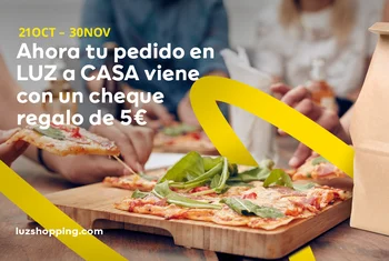 Luz Shopping lanza una promoción con su servicio de comida a domicilio