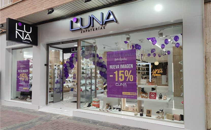 Luna Zapaterías renueva la imagen de sus tiendas