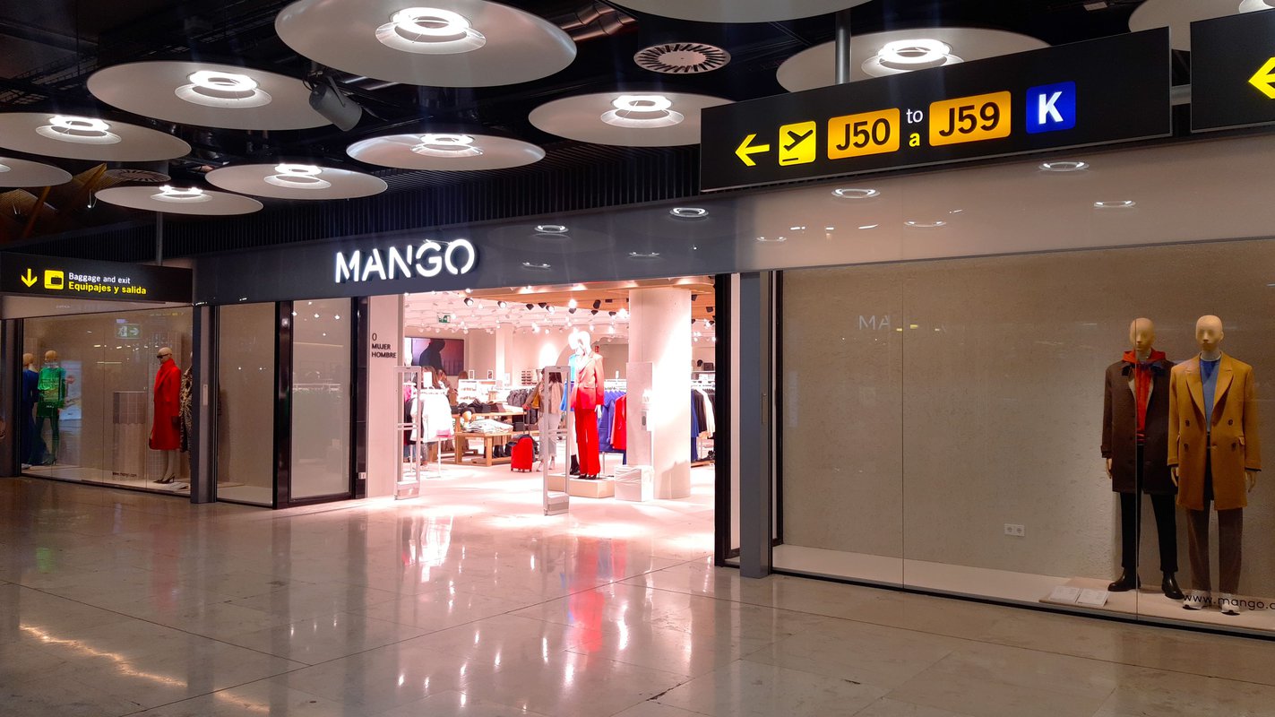 Mango refuerza su presencia en los aeropuertos españoles