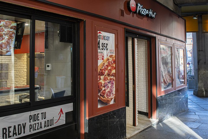 Pizza Hut abre un local en la emblemática Plaza Mayor de Madrid