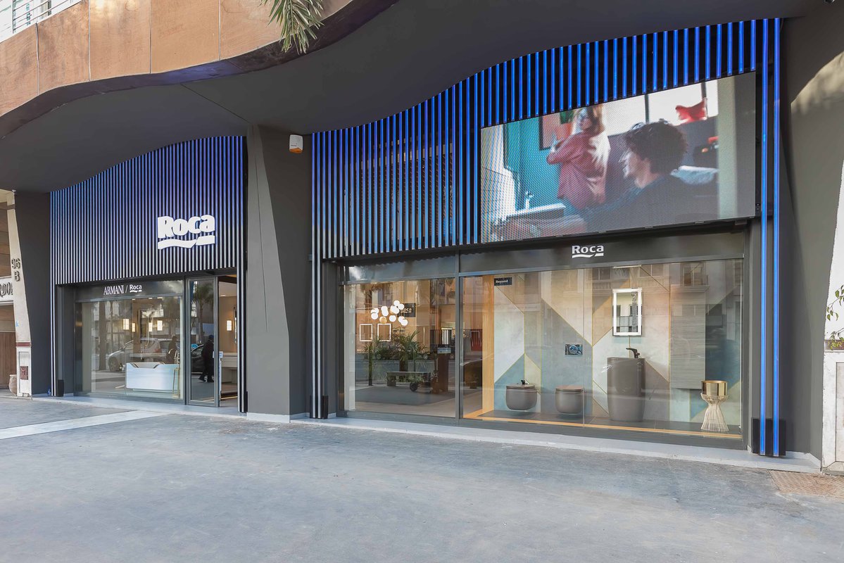 Roca renueva la imagen de su showroom en Casablanca