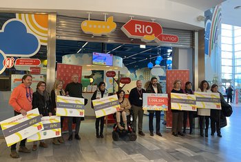 RÍO Shopping entrega la recaudación anual de sus Puntos Solidarios
