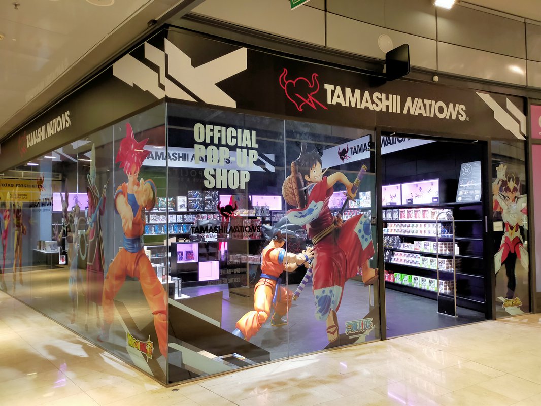 Arenas de Barcelona acoge la primera pop up shop de Tamashii Nations en España