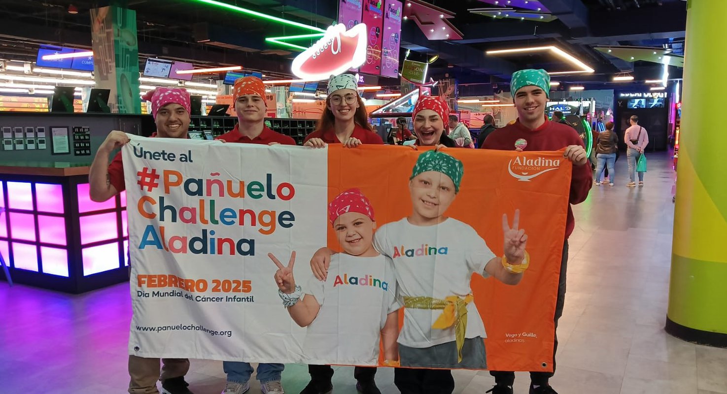 Ilusiona se une al #PañueloChallengeAladina en apoyo a niños con cáncer