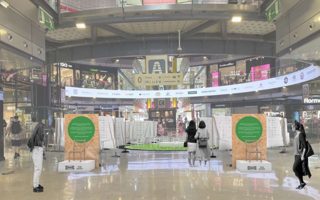 El centro comercial Arenas de Barcelona acoge la presentación de "Circular chair"