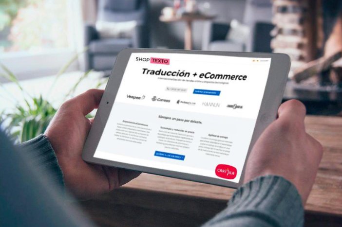 Carmila ofrece a sus comerciantes servicios de traducción web con Shoptexto