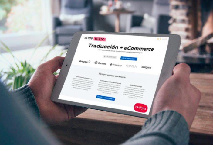 Carmila ofrece a sus comerciantes servicios de traducción web con Shoptexto
