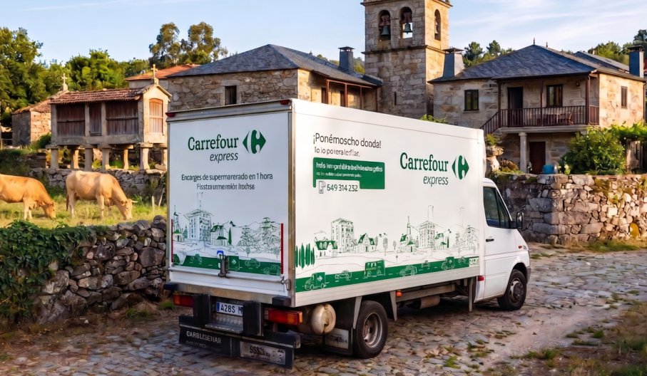 Carrefour lleva a Galicia un supermercado móvil para zonas rurales