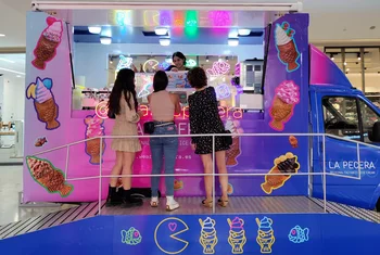 La heladería La Pecera inaugura un food truck en Vallsur