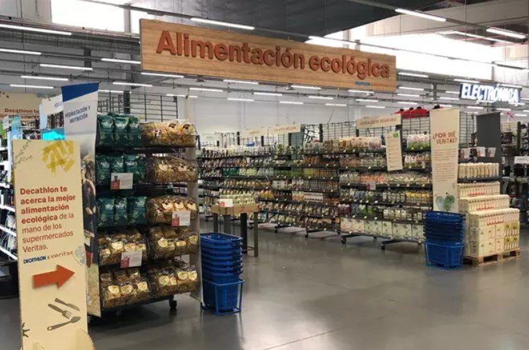 Decathlon venderá en sus tiendas productos de alimentación ecológica