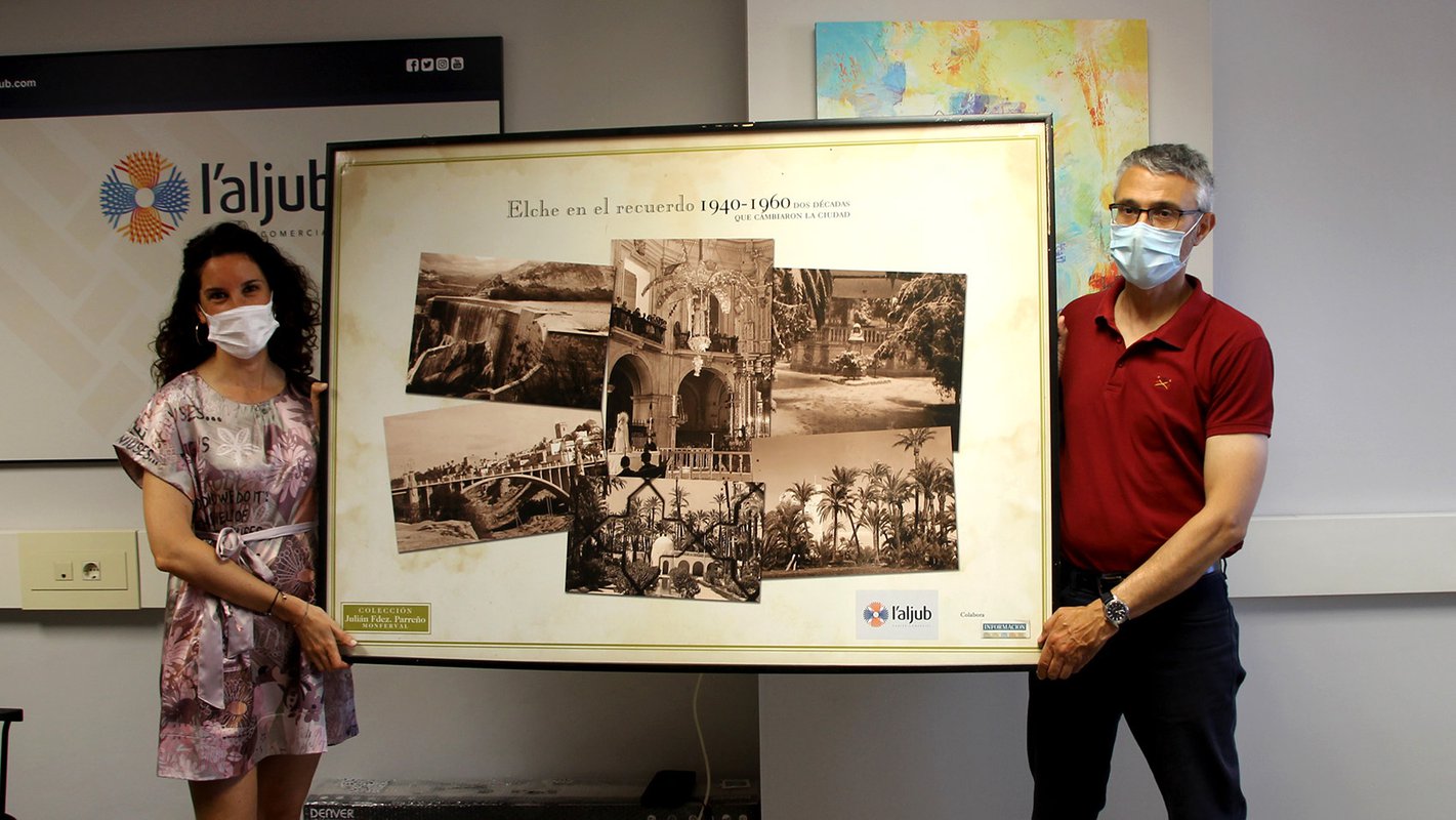 L’Aljub dona fotos antiguas de Elche al Museo Escolar de Pusol