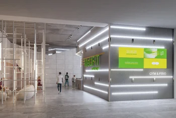 MeuFit, el futuro gimnasio de Vialia Estación de Vigo
