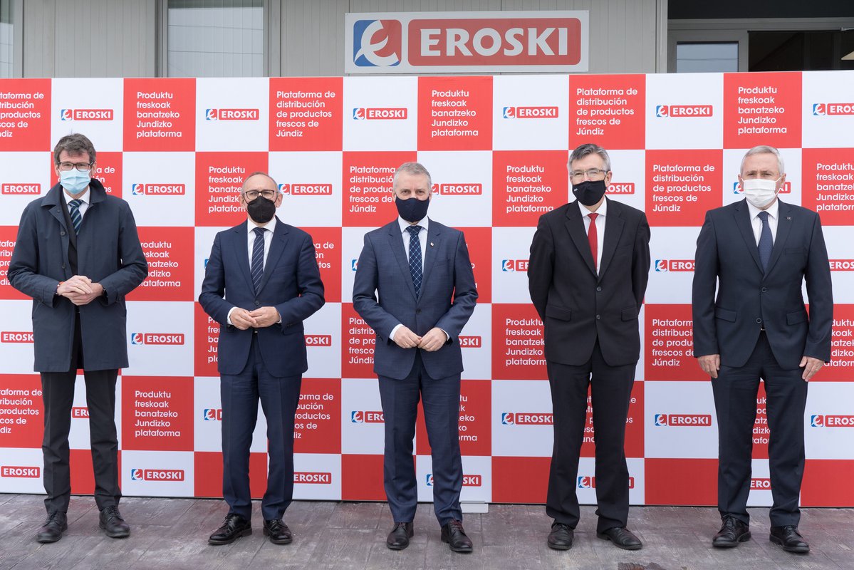 Eroski inaugura su bloque logístico en Álava