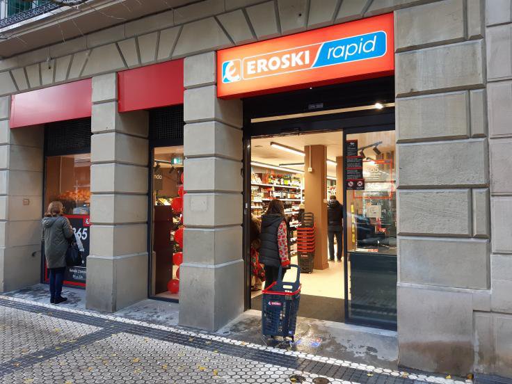 Eroski abre un nuevo supermercado RAPID en Donostia-San Sebastián