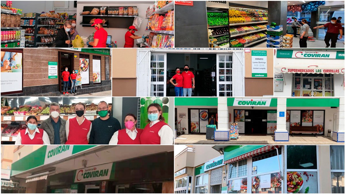 Covirán abre supermercados en Canarias, Andalucía y Galicia