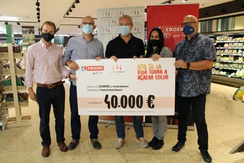 Eroski recauda 40.000 euros con la campaña “Contigo, la vida vuelve a coger color”